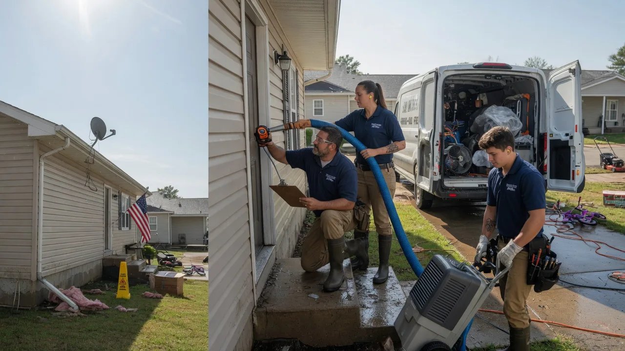 Ceiling Water Damage Restoration in Mason, WI near me